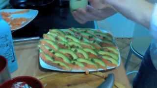 Cómo hacer CARPACCIO DE SALMÓN CRUDO Y AGUACATE receta fácil paso a paso [upl. by Agon753]