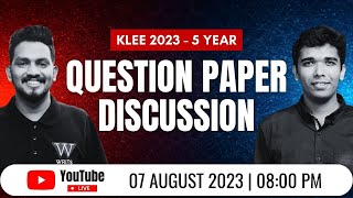 5 Year KLEE Question Paper Analysis  KLEE 2023  WRITS  Live 58 [upl. by Guibert]