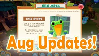 Jamaa Journal August Updates  Frogs  AJ Birthday Party  Pack Run Shellstravaganza  AJPW [upl. by Nairim540]