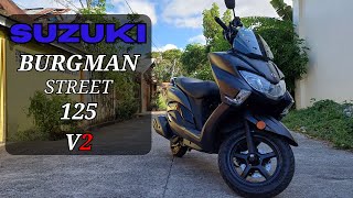 SUZUKI BURGMAN STREET 125 2024 Quick Walkaround Review [upl. by Dagney517]