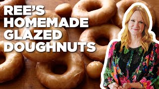 Ree Drummonds Homemade Glazed Doughnuts  The Pioneer Woman  Food Network [upl. by Attiuqehs]