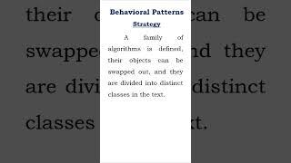 strategy pattern  behavioral pattern  design pattern  c [upl. by Heyer]