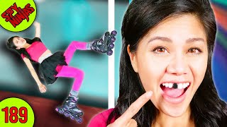 I BROKE A TOOTH ROLLER SKATING IN MY HOUSE  Spy Ninjas 189 [upl. by Gitt241]