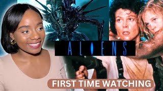 ALIENS 1986  FIRST TIME WATCHING  REACTIONREVIEW [upl. by Yelsnia]