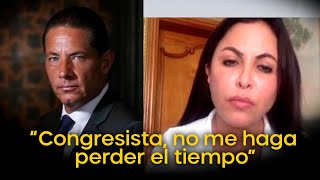 “No me haga perder el tiempo” Patricia Chirinos pasa incómodo momento con periodista de CNN [upl. by Ramad]