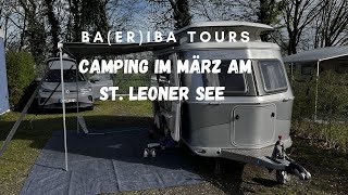 Camping im März am St Leoner See Erholungsanlage [upl. by Chenee]