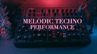 Behringer Pro 1 amp Model D  Melodic Techno Performance [upl. by Merrie]