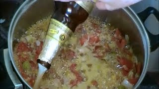 Salsa borracha con cervezaRecetasdeLuzMa [upl. by Ahidam]