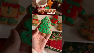 I make these cookies every Christmas 🎄🎅 gingerbread christmas cookies recipe recipes [upl. by Odlavso]