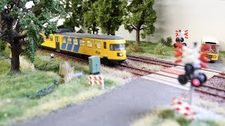 Modeltreinen door Nederlandse modelbaan Het Hoge Noorden  Deel 2 [upl. by Adiari]