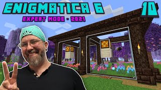 Lets Play Enigmatica 6 Expert EP 10  How to Breed and Mutate Bees Resourceful Bees Apiary Set up [upl. by Haisej770]