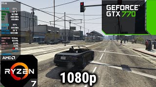 GTA 5  GTX 770 2GB  TEST High Settings 1080p 60 FPS [upl. by Arfihs]