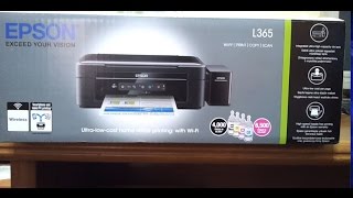 فتح علبة طابعة إبسون Epson L365 [upl. by Ola]