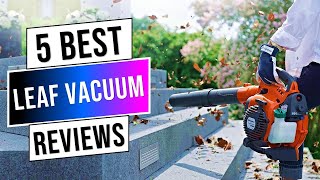 Top 5 Best Leaf Vacuums of 2024  Best Leaf Vacuum Mulchers [upl. by Lered]