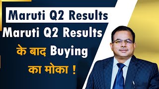 Maruti Q2 Results के बाद Buying का मोका  marutisuzuki banknifty stocks [upl. by Enybor154]