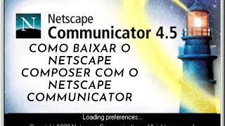 Como Instalar o Netscape Composer [upl. by Chadd]