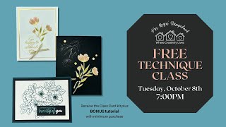 Technique Tuesday  Heat Embossing Part 1 [upl. by Kelsi]