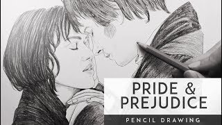 Pride And Prejudice  Pencil Drawing [upl. by Keraj]