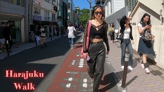 Harajuku Tokyo walk tour 【4K】720241 [upl. by Sweyn]