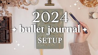 📚 2024 Bullet Journal Yearly Setup [upl. by Juana]