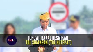 Jokowi Resmikan Tol Sinaksak 10 Sept 2024 [upl. by Washko]