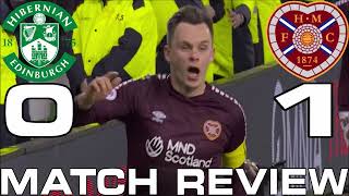 SHANKLAND SAVES THE EDINBURGH DERBY HIBERNIAN 01 HEARTS  MATCH REVIEW  PREMIERSHIP [upl. by Radford]