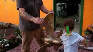 DIY Boat Propeller  Part 9  Machining and Balancing [upl. by Mayworm]