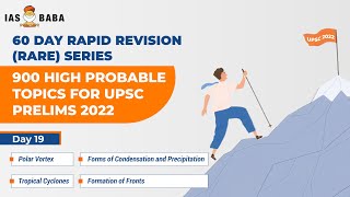 UPSC Prelims 2022 60 DayRapid Revision RaRe Series Day19  900 Probable Topics [upl. by Eiuqram]