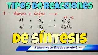 Reacciones de SÍNTESIS y ADICIÓN óxidos y metales [upl. by Bianchi]