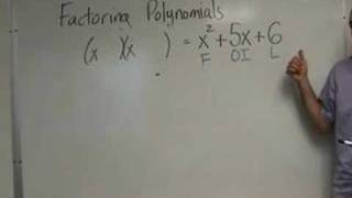 Algebra  Introduction to Factoring Trinomials [upl. by Eilis695]