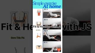 Women simple exercises at home exercise trendingshorts yogadiet slimbody [upl. by Assenyl968]