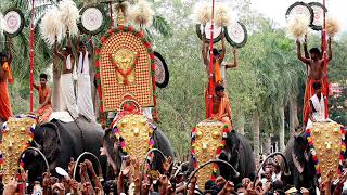 Kerala Festival Thrissur Pooram Song  Kaanthaa njanum varaam Lyrics amp Meaning [upl. by Radnaxela]