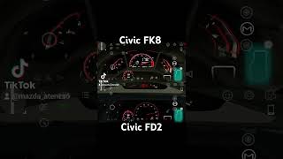 CPM 極速測試 Honda Civic FD2 1695hp Civic FK8 1695hp cargames [upl. by Burleigh]