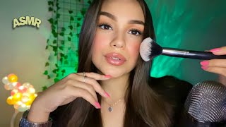 ASMR  ME MAQUIANDO  SUSSURRANDO DICAS DE MAQUIAGEM 💄 [upl. by Aicirtam]