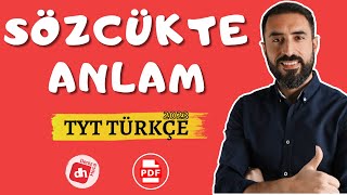 SÖZCÜKTE ANLAM Full 📌 TYT Türkçe 2023 Deniz Hoca PDF 📘📕 [upl. by Russell84]