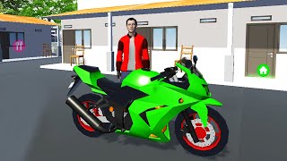 ABANG OJOL BEKERJA KERAS UNTUK BELI MOTOR NINJA Ojol The Game [upl. by Oigolue]