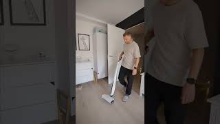 Cereal on the floor HIZERO to the rescue 😉Sweep and mop at the same time 📹 sternapolska Hizero [upl. by Newcomer]