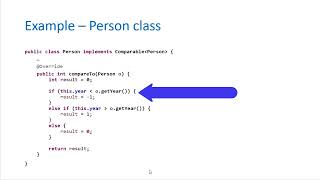 Introduction to the Comparable Interface amp compareTo in Java [upl. by Sylado]