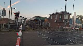 MPV antrim station level crossing co antrim 111124 [upl. by Androw]