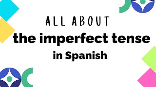 Spanish Lessons Imperfect past tense in Spanish spanishimperfect spanishpast [upl. by Lasser]