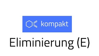 Eliminierung E1 E1cb und E2  OC kompakt [upl. by Kan]