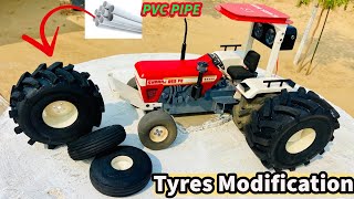 Modified version of swaraj 855 FE using pvc pipe and rubber mate [upl. by Enilasor]