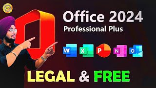 Download and Activate Microsoft Office 2024 Legal for Free  Genuine Version✅  TechBaljeet1300 [upl. by Salangi]