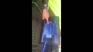 How to play portamento with Roland E 09 and laptop toxic biohazard using UMONE cable tutorial [upl. by Joyan]