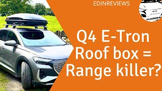 Audi Q4 ETron Roof Box Range Kamei 510 [upl. by Oznarol683]