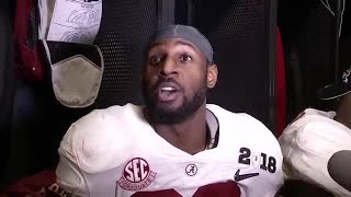 Rashaan Evans after title game [upl. by Mayeda]