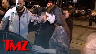 The Weeknd Bella Hadid  Screw this Restaurant  That Table Seriously  TMZ [upl. by Arjun]