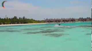 Kitesurfing Jumps on Maldives [upl. by Llecrup847]