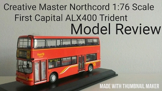 Creative Master 176 First London Dennis Trident Model Review W937ULL [upl. by Adlemi]