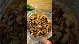 Homemade granola Written recipe in comments foodshorts youtubeshorts easyrecipe granola food [upl. by Lemieux]